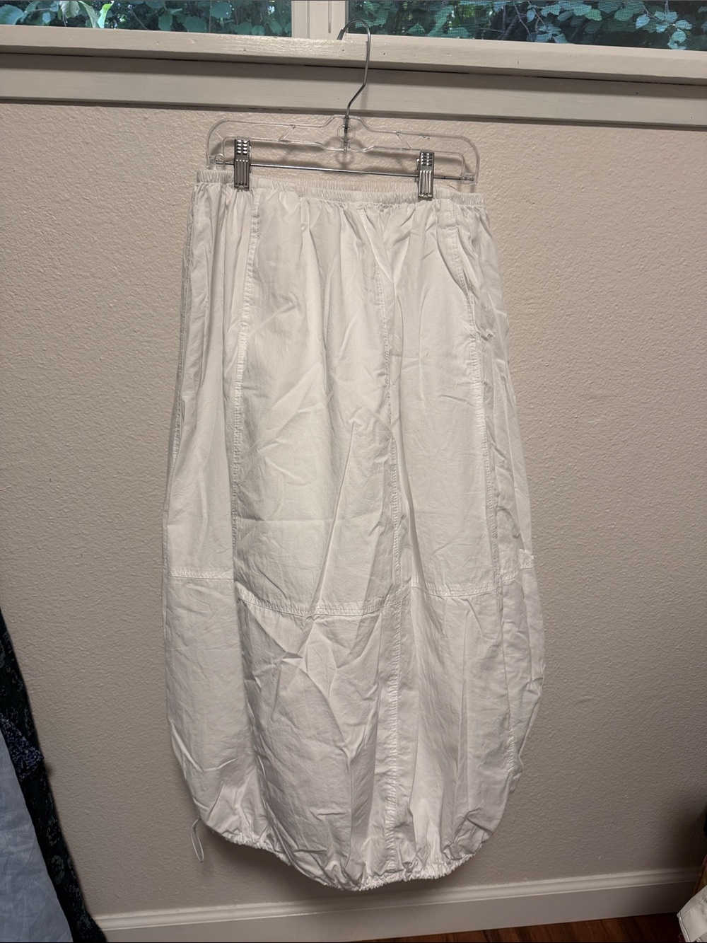 Zara white bubble skirt